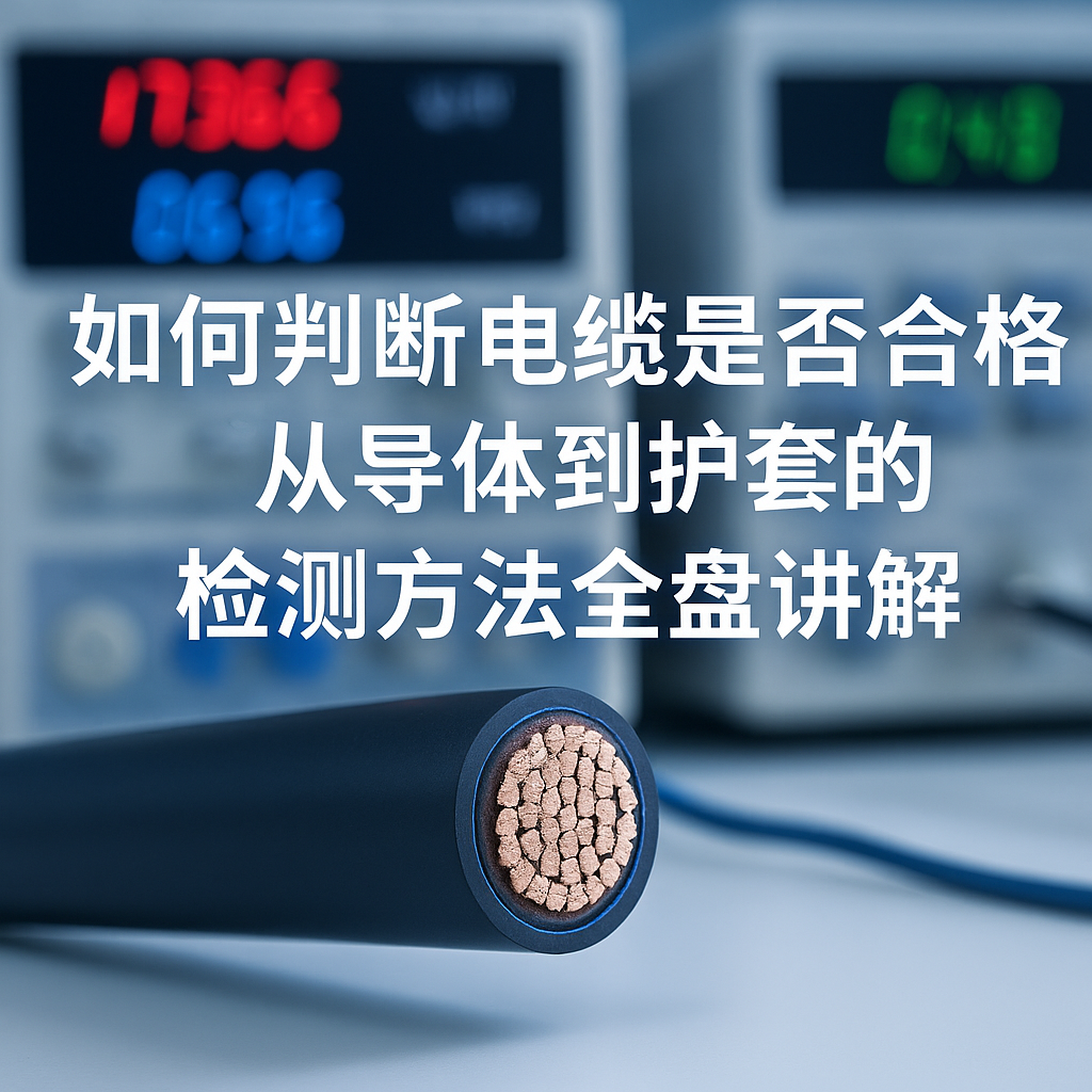 怎样判断电缆是否及格？？？？？？？从导体到护套的检测要领通盘解说