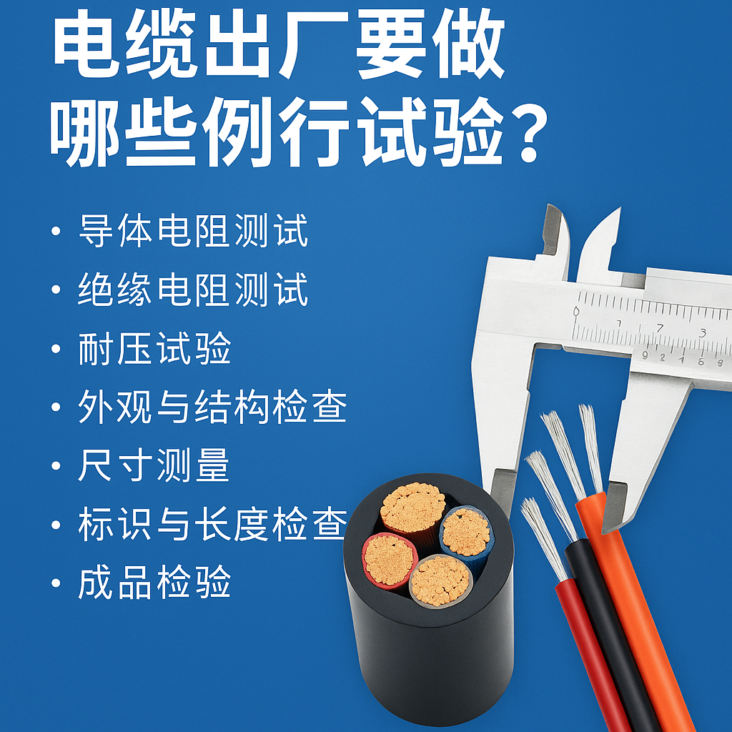 电缆出厂要做哪些例行试验？？？？？？？一文讲清最要害的7项检测