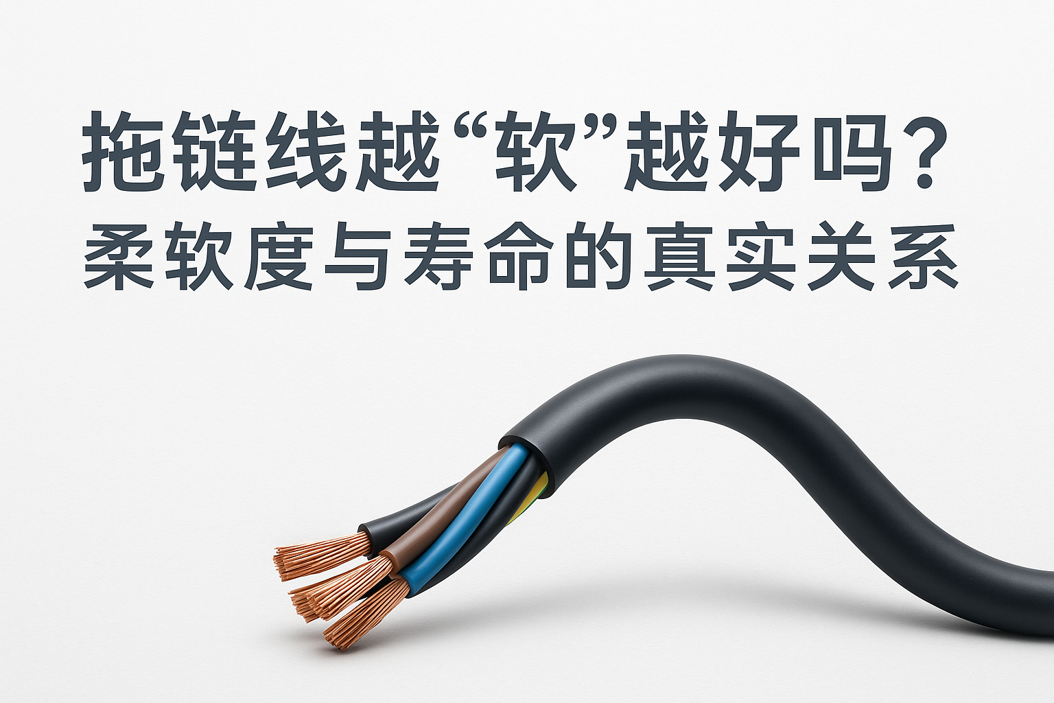 拖链线越“软”越好吗？？？？柔软度与寿命的真实关系