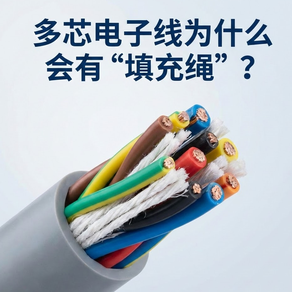多芯电子线为什么会有“填充绳”？？？？
